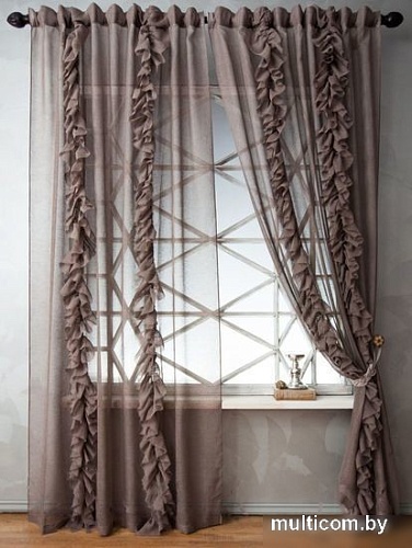 Комплект штор Pasionaria Иви 400x260 (коричневый)