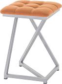 Табурет AMC Comfort 9.5.4 (ткань, терракот/серебристый