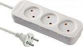 Удлинитель Electraline 62003 (3 м, белый)