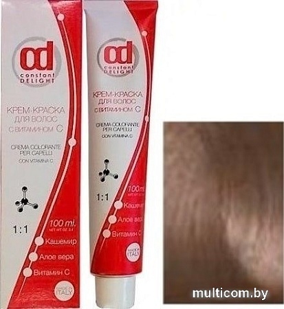Крем-краска для волос Constant Delight Crema Colorante с витамином С 9/62 (блондин шоколадно-пепельный)