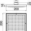 Верхний душ Nobili AD139/17CR