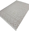 Ковер для жилой комнаты Radjab Carpet Поло Прямоугольник EN 268 12454RK (0.8x1.5, Beige)