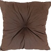 Декоративная подушка Sled Квадратная 40x40x12 (коричневый)
