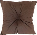 Декоративная подушка Sled Квадратная 40x40x12 (коричневый)