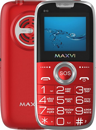 Мобильный телефон Maxvi B10 (красный)