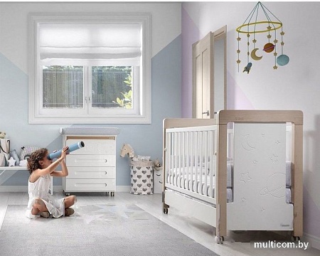 Тумба Micuna Magic & Mum СО-1850 (White/Water Wood)