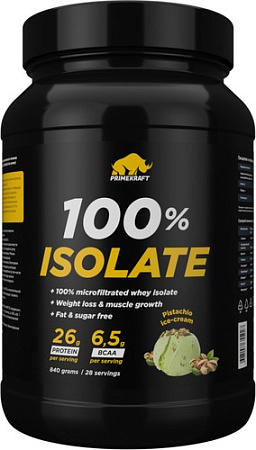 Протеин Prime Kraft Isolate Whey (840г, фисташковое мороженое)