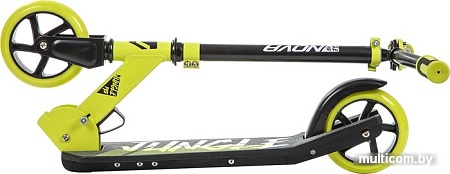 Самокат Novatrack Jungle 145 Pro (черный/лайм)