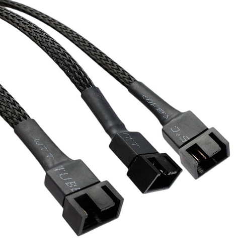 Разветвитель вентиляторов Cablexpert CC-FAN-1F3M-27CM