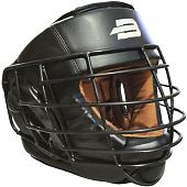Cпортивный шлем BoyBo Flexy с металлической решеткой (L, черный)