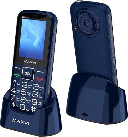Телефон Maxvi B21ds Up (синий)