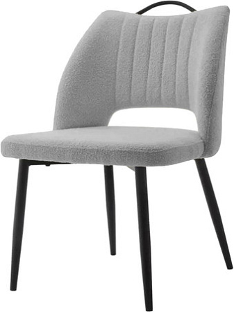 Стул M-City Janety 624M05382 (UF998-14 светло-серый/черный)