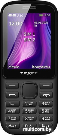 Мобильный телефон TeXet TM-221 (черный)