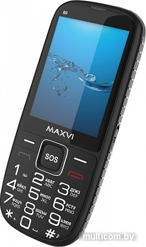 Мобильный телефон Maxvi B9 (черный)