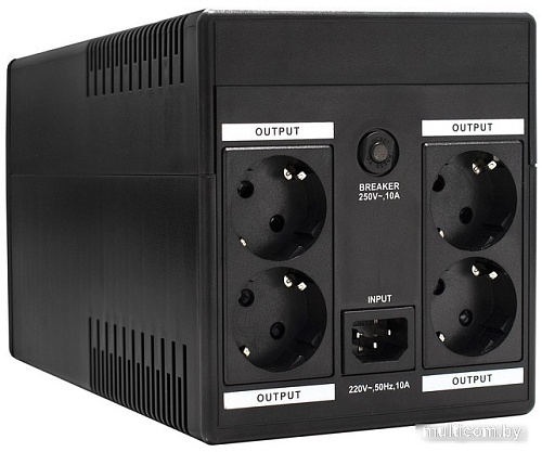 Источник бесперебойного питания ExeGate SpecialPro UNB-1500.LED.AVR.4SH.RJ EP285499RUS