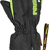 Варежки Reusch Ben mitten 4685408-0716 (р-р 3, mitten black/neon green inch)