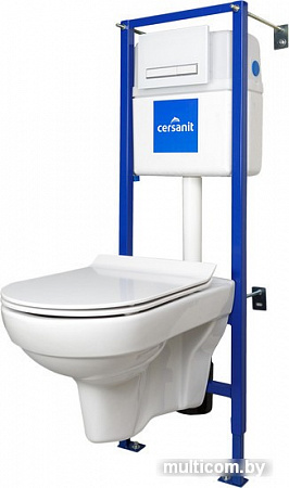 Унитаз Cersanit Link Pro с City New Clean On S-SET-CITYC-LPRO-S-DL-WG-w