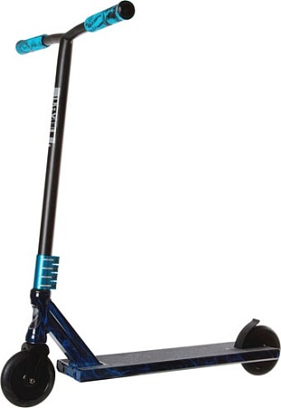 Самокат Novatrack Pixel Pro 105 Graffiti 120A.PIXEL.BL21 (черный/синий)