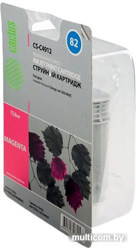 Картридж CACTUS CS-C4912 (аналог HP 82 (C4912A))
