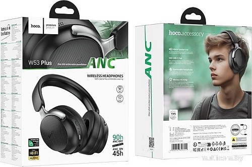 Наушники Hoco W53 Plus (черный)