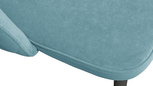 Стул Трия Амели конус Т2 (черный муар/велюр бирюзовый)