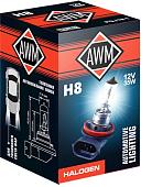 Галогенная лампа AWM H8 12V 35W PGJ19-1 1шт
