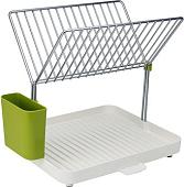 Сушилка для посуды Joseph Joseph Y-rack Dishdrainer 85083 (белый/зеленый)