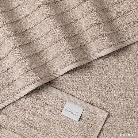 Полотенце Verossa Steps texture 70x140 (кофе)