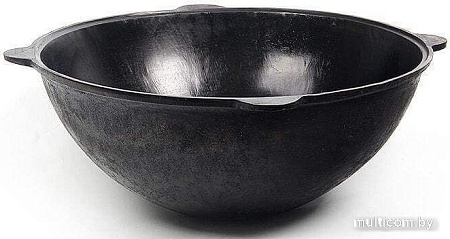 Казан Chugun Invest Узбекский с алюминиевой крышкой (22 л, круглое дно)