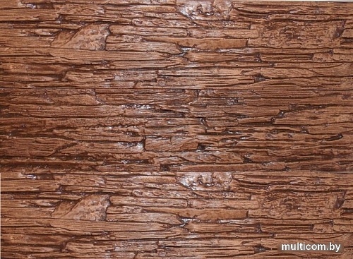 Декоративный камень Polinka Саянский сланец 0107 (каштан)