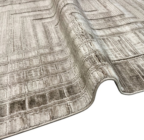 Ковер для жилой комнаты Safyun Eva LZ137-CREAM-BROWN (0.8x1.5)