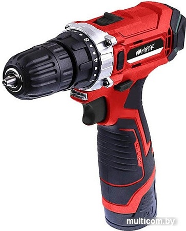 Дрель-шуруповерт Hiper HCD12/2A (с 2-мя АКБ, кейс)