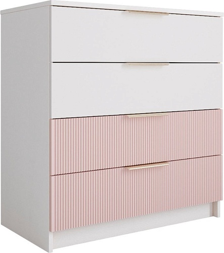 ДСВ Лавис КМД 800.1 (белый/белый софт/роза)