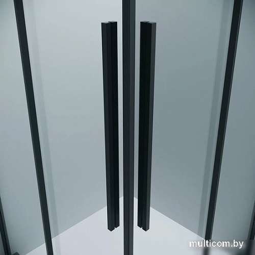 Душевой уголок Grossman Galaxy 90x80x195 300.K33.01.9080.21.00 (черный матовый/прозрачное стекло)