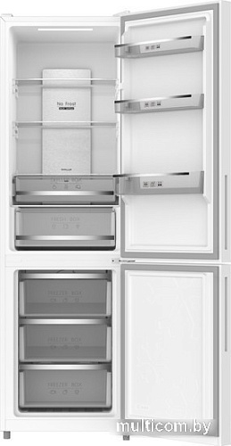 Холодильник Weissgauff WRK 195 D Full NoFrost Beige Glass