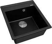 Кухонная мойка ZorG Rock 46 Premium black metallic