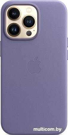 Чехол для телефона Apple MagSafe Leather Case для iPhone 13 Pro (сиреневая глициния)