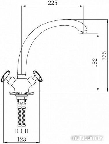 Смеситель РМС SL117-273F