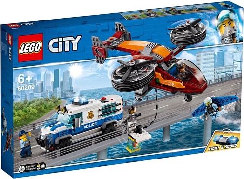 Конструктор LEGO City 60209 Воздушная полиция: кража бриллиантов