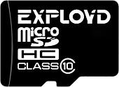 Карта памяти Exployd microSDHC 8GB EX008GCSDHC10-W/A-AD