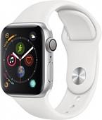 Умные часы Apple Watch Series 4 40 мм (алюминий серебристый/белый)