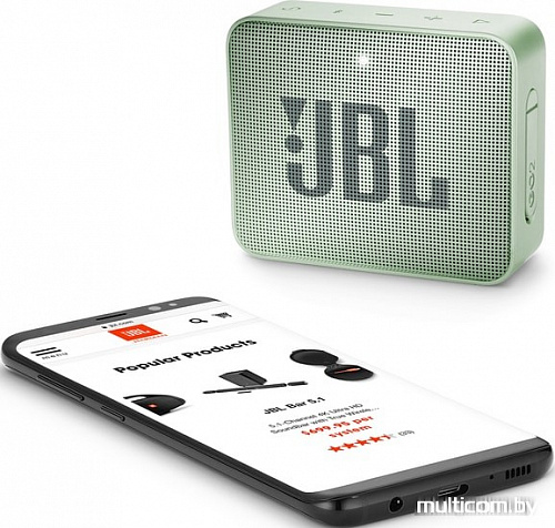 Беспроводная колонка JBL Go 2 (мятный)