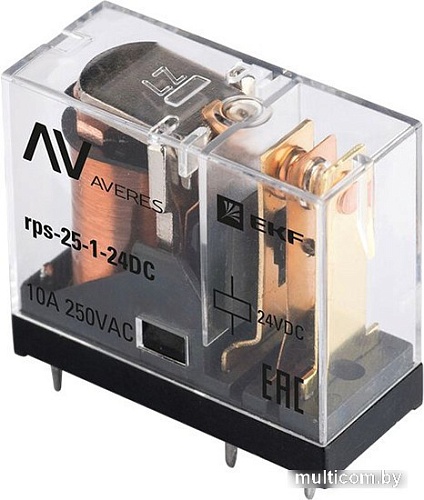 Реле промежуточное EKF Averes Rps-25-1-24DC