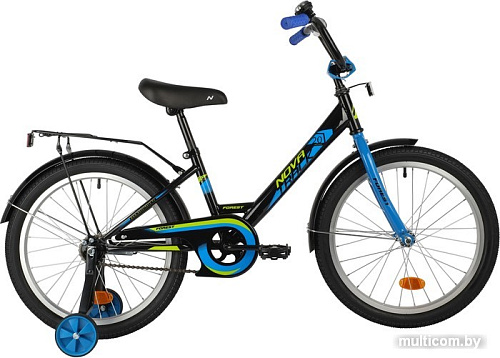 Детский велосипед Novatrack Forest 20 2021 201FOREST.BK21 (черный)