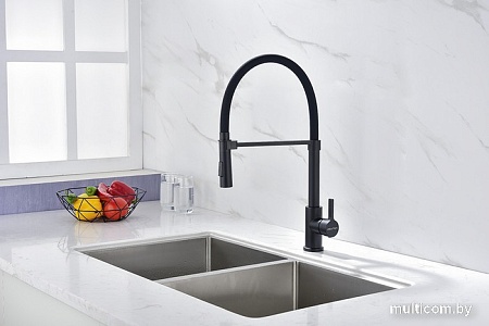 Смеситель Paulmark Halt HA214021-NI (стальной/никель)