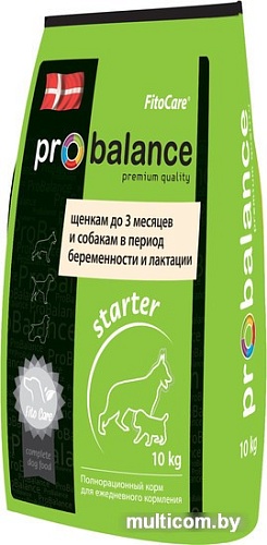 Корм для собак Probalance Starter 10 кг