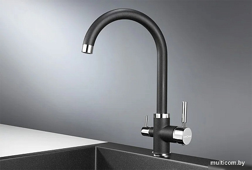 Смеситель Krona Brunnen H270 1 КА-00006917 (черный)