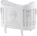 Классическая детская кроватка Italbaby Love Oval 070.1400-0405 (белый)