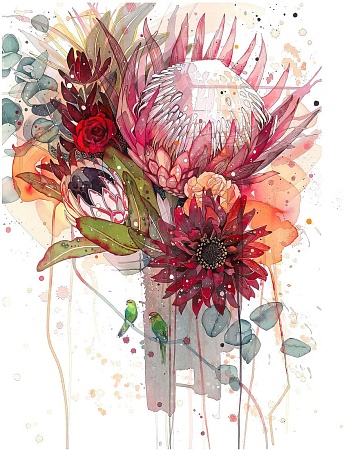 Картина Vimala На холсте 50x70 Арт 48