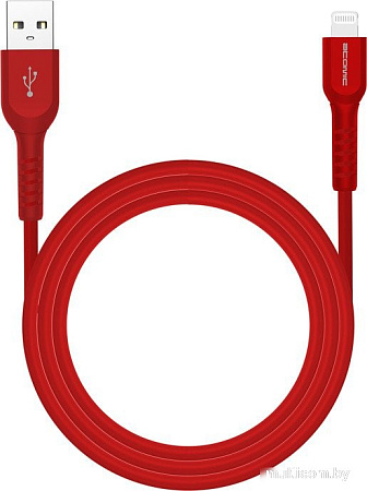 Кабель Atomic Flexstick Robust 30.322 USB Type-A - Lightning (1.5 м, красный)